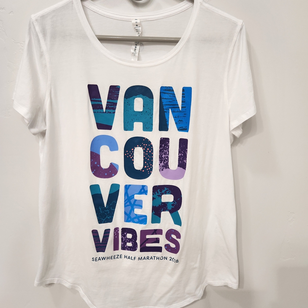 Lululemon Seawheeze 2018 Graphic Love Tee Size 10